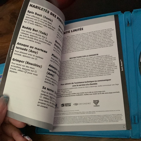 Sonic Boom: Rise of Lyric (Nintendo Wii U) *COMPLETE W/ MANUAL - TESTED*game - Picture 6 of 9